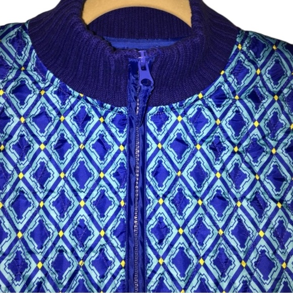 FOR CYNTHIA Quilted Sweater Jacket in Navy Size XL -- NWT -- GORGEOUS!!! - Picture 3 of 8
